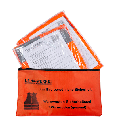 Artikelbild 4 für LEINA-WERKE unisex Warnwesten orange Einheitsgröße, Artikelnummer 601561