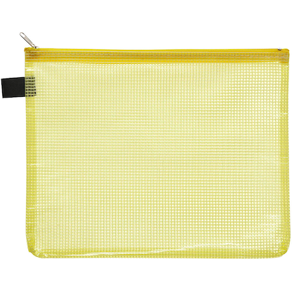 Artikelbild für FolderSys Reißverschlussbeutel DIN A5 gelb 0,15 mm, 10 St., Artikelnummer 395828