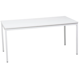 Artikelbild 1 für Gürkan Mehrzwecktisch weiß rechteckig, Vierkantrohr weiß, 160,0 x 80,0 x 75,0 cm, Artikelnummer 896021