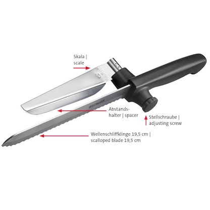Artikelbild 2 für WESTMARK Brotmesser silber, schwarz, 1 St., Artikelnummer 996477
