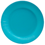 Artikelbild 1 für PROnappe Pappteller türkis Ø 23,0 cm, 20 St., Artikelnummer 345789
