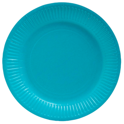 Artikelbild für PROnappe Pappteller türkis Ø 23,0 cm, 20 St., Artikelnummer 345789