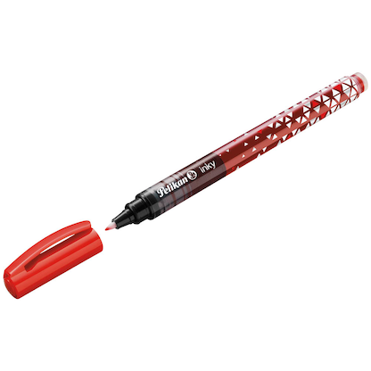 Artikelbild für Pelikan Inky 273 Tintenroller schwarz/rot 0,5 mm, Schreibfarbe: rot, 1 St., Artikelnummer 907168