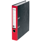 Artikelbild 1 für VON LEITZ Ordner rot mamoriert Karton 5,0 cm DIN A4, 1 St., Artikelnummer 635637