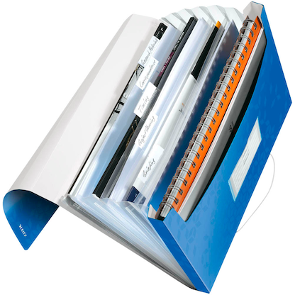 Artikelbild für LEITZ Fächermappe WOW 4589 6 Fächer blau, 1 St., Artikelnummer 401137