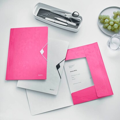 Artikelbild 3 für LEITZ Eckspanner WOW 4599 DIN A4 pink, 1 St., Artikelnummer 399903