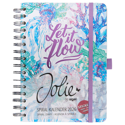 Artikelbild 2 für SIGEL Buchkalender Jolie 2026 Underwater Miracles, 1 St., Artikelnummer 568669
