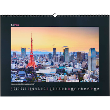 Artikelbild 4 für KUNTH Monats-Wandkalender Metropolen 2026, 1 St., Artikelnummer 575876