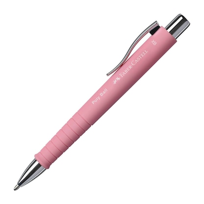 Artikelbild für FABER-CASTELL Kugelschreiber POLY BALL Colous XB rosé, Schreibfarbe: blau, 1 St., Artikelnummer 868310