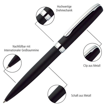 Artikelbild 4 für ONLINE® Schreibset Eleganza Black schwarz, Artikelnummer 598403