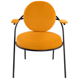 Artikelbild 1 für meet powered by PAPERFLOW Sessel SATURNE safran schwarz Kunstleder 70,0 x 73,0 x 88,0 cm, 1 St., Artikelnummer 231286