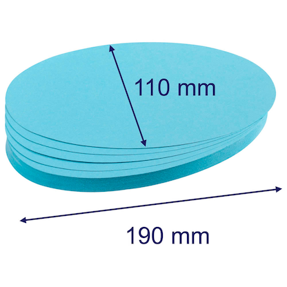 Artikelbild 2 für FRANKEN Moderationskarten blau 11,0 x 19,0 cm, 500 Blatt, Artikelnummer 538621