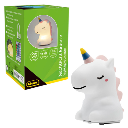 Artikelbild für Idena Einhorn LED Nachtlicht weiß, 1 St., Artikelnummer 641349