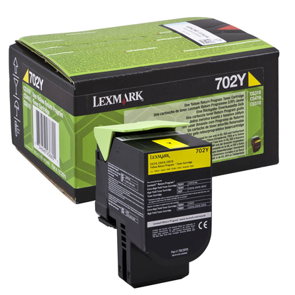 Artikelbild für Lexmark 70C20Y0 gelb Toner, Artikelnummer 251140