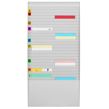 Artikelbild 3 für PAPERFLOW Sortiertafel grau DIN A4 50 Fächern 54,4 x 12,9 x 112,0 cm, 1 St., Artikelnummer 290465