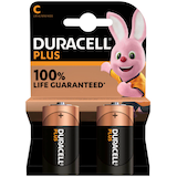 Artikelbild 1 für DURACELL Batterien PLUS Alkali-Mangan Baby C 1,5 V, 2 St., Artikelnummer 561706