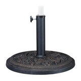 Artikelbild 1 für relaxdays Sonnenschirmständer schwarz/gold, Kunststoff, Artikelnummer 767861