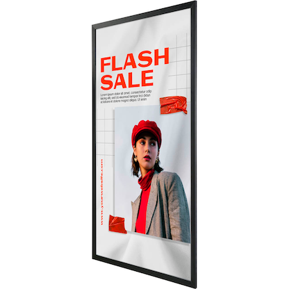 Artikelbild 2 für update displays Klapprahmen HardLine Fenster schwarz 62,9 x 87,6 cm, 1 St., Artikelnummer 976112