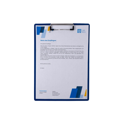 Artikelbild 5 für FolderSys Klemmbrett 80001-40 DIN A4 blau Kunststoff, 1 St., Artikelnummer 812537