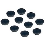 Artikelbild 1 für FRANKEN Magnet schwarz, Kunststoff Ø 3,8 cm, 10 St., Artikelnummer 431757