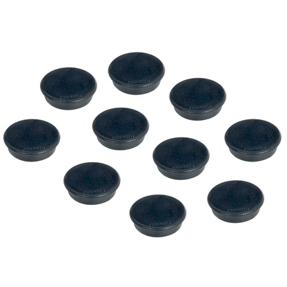 Artikelbild für FRANKEN Magnet schwarz, Kunststoff Ø 3,8 cm, 10 St., Artikelnummer 431757