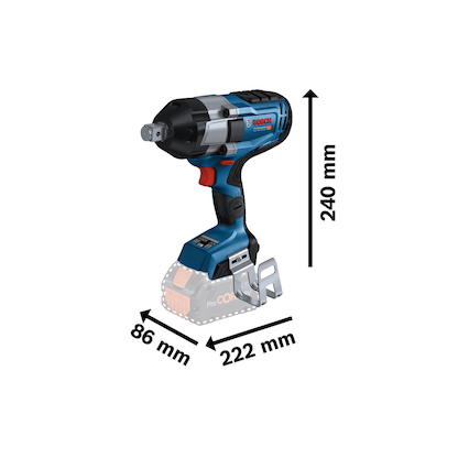 Artikelbild 2 für AKTION: BOSCH Professional GDS 18V-1050 HC Akku-Schlagbohrschrauber 18,0 V, ohne Akku mit Prämie nach Registrierung, Artikelnummer 507998