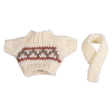 Artikelbild 1 für Rayher Dekoartikel mehrfarbig Wichtel Mini Strickpullover Lasse + Schal, 1 Set, Artikelnummer 687059