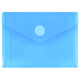 Artikelbild 1 für FolderSys Dokumententaschen DIN A7 blau glatt 0,20 mm, 10 St., Artikelnummer 515458