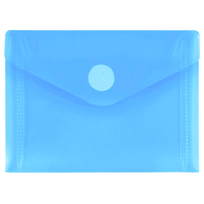 Artikelbild für FolderSys Dokumententaschen DIN A7 blau glatt 0,20 mm, 10 St., Artikelnummer 515458