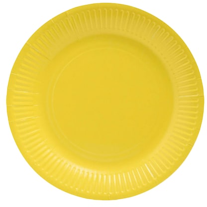 Artikelbild für PROnappe Pappteller gelb Ø 23,0 cm, 20 St., Artikelnummer 345813