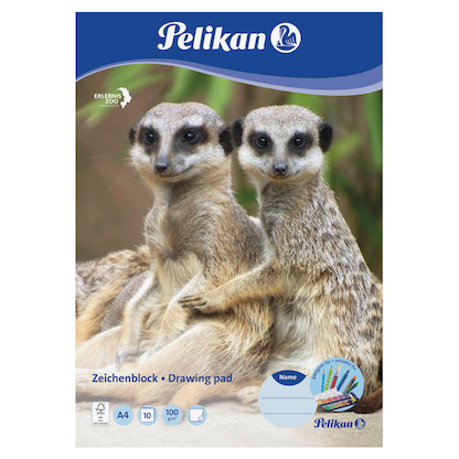 Artikelbild 4 für Pelikan Zeichenblock Zoo DIN A4 100 g/qm, 10 Blatt, 1 Block, Artikelnummer 612923