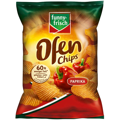 Artikelbild für funny-frisch Ofen Chips Paprika Chips 125,0 g, Artikelnummer 326706