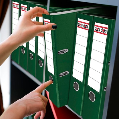 Artikelbild 7 für dots Ordner schwarz marmoriert Karton 8,0 cm DIN A4, 1 St., Artikelnummer 489476