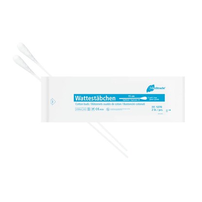 Artikelbild 2 für Meditrade® Wattestäbchen weiß, 200 St., Artikelnummer 566699