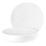 Artikelbild 1 für Seltmann Weiden Servierplatten Nori weiß Ø 15,6 cm, 2 St., Artikelnummer 629731