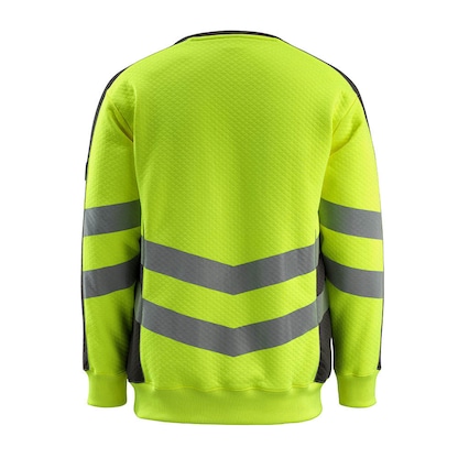 Artikelbild 2 für MASCOT® unisex Warnschutz-Langarmshirt Wigton gelb, dunkelanthrazit Größe L, 1 St., Artikelnummer 761522