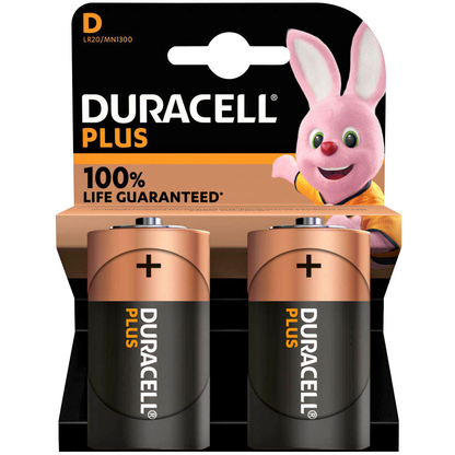 Artikelbild für DURACELL Batterien PLUS Alkali-Mangan Mono D 1,5 V, 2 St., Artikelnummer 561714