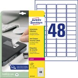Artikelbild 1 für AVERY Zweckform Sicherheitsetiketten L6113-20 weiß 45,7 x 21,2 mm, 20 Blatt, Artikelnummer 896902