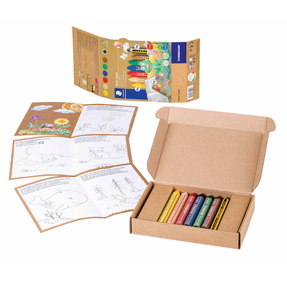 Artikelbild 2 für STAEDTLER Noris® junior 61 C1 Wachsmalstifte farbsortiert, 1 Set, Artikelnummer 301289