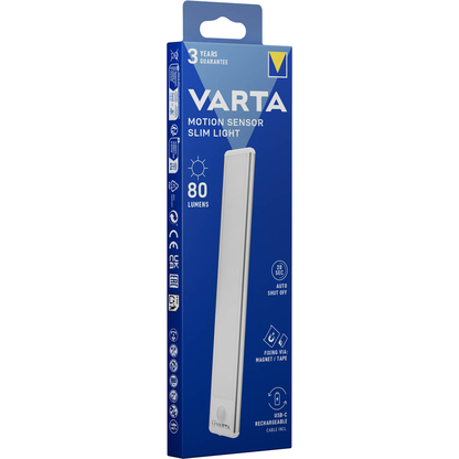 Artikelbild für VARTA Linear LED Mobile LED Akku-LED-Lampe mit Bewegungsmelder weiß 24,0 cm, 80 lm, 1 St., Artikelnummer 504157