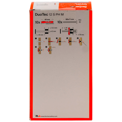 Artikelbild 5 für fischer DuoTec 12 S PH M 2K 542591 Dübel mit Schrauben Ø 12 mm x 46 mm, 10 St., Artikelnummer 480127