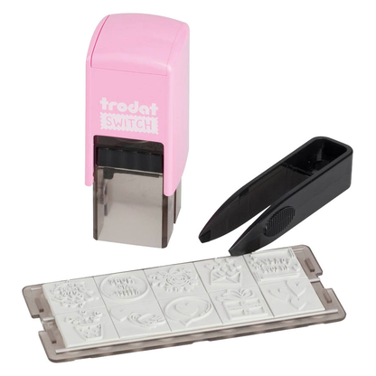 Artikelbild 2 für trodat switch Motivstempel Liebesbotschaften 2 x 2 cm, 1 St., Artikelnummer 587669