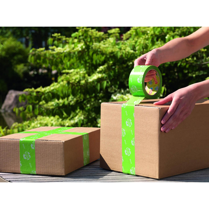 Artikelbild 3 für tesa Packband tesapack® Strong Recycled 100% recycled plastic grün 50,0 mm x 66,0 m 1 Rolle, Artikelnummer 722447