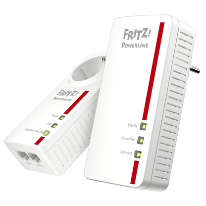 Artikelbild 2 für FRITZ! Powerline 1260 WLAN Powerline-Adapter-Set, 1 Set, Artikelnummer 435166