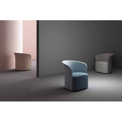 Artikelbild 2 für meet powered by PAPERFLOW Sessel CROWN blau schwarz Stoff 73,0 x 63,5 x 69,0 cm, 1 St., Artikelnummer 300844