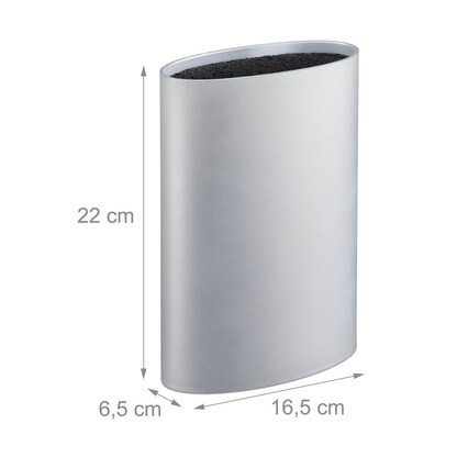 Artikelbild 2 für relaxdays Messerblock silber, 1 St., Artikelnummer 473233