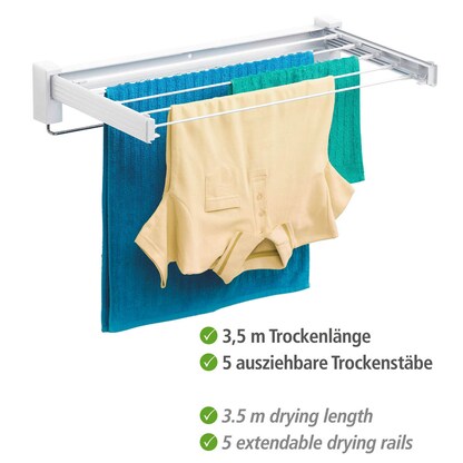 Artikelbild 3 für WENKO Wandwäschetrockner Butterfly weiß, 1 St., Artikelnummer 531812