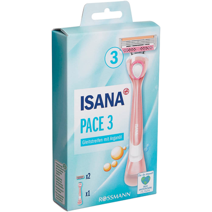 Artikelbild 2 für ISANA PACE 3 Nassrasierer Damen, Artikelnummer 456634