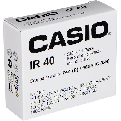 Artikelbild 2 für CASIO IR-40-2 (Gruppe 744) schwarz Farbrolle, Artikelnummer 641858