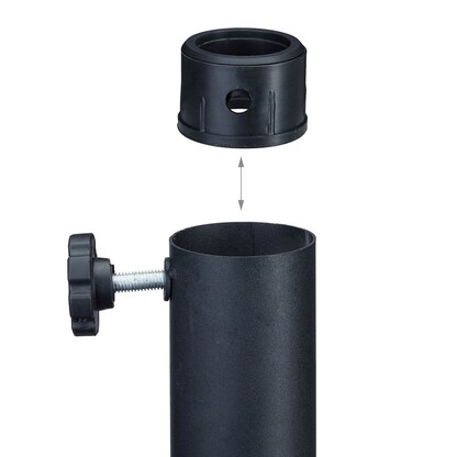 Artikelbild 6 für relaxdays Sonnenschirmständer schwarz/gold, Kunststoff, Artikelnummer 767861